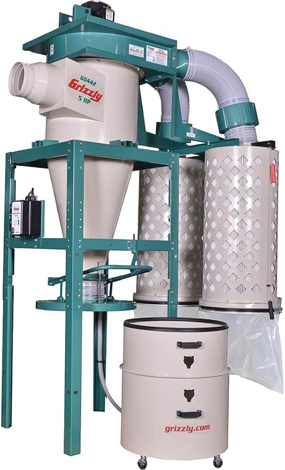 Grizzly Industrial G0442-5 HP Cyclone Dust Collector