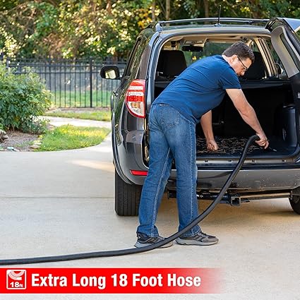 Shop-Vac 5 Gallon 5.5 Peak HP Wet/Dry Vacuum, Wall Mountable Compact Shop Vacuum with 6-23' Extra Long Hose & Attachments, Ideal for Jobsite, Garage, Car & Workshop. 9522236