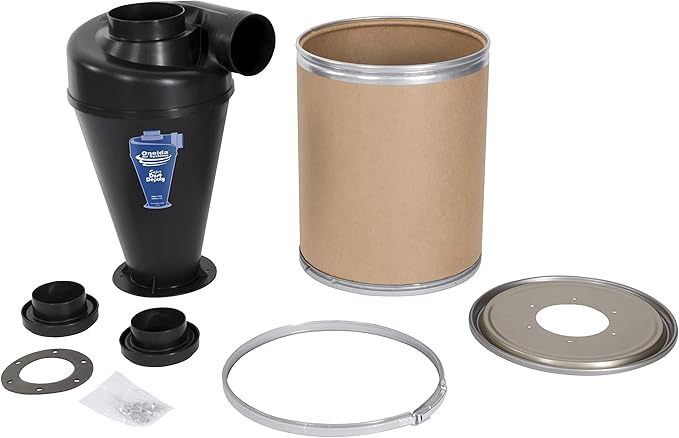 Oneida Air Systems Dust Collector & Cyclone Separator for 0.5-3HP Collectors, 4/5 Deluxe
