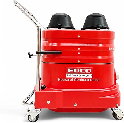 HOC EDCO VAC-200 200 CFM Vacuum with 3.2 HP Dual Electric Motor Single Phase + HEPA Filtration - North American Made