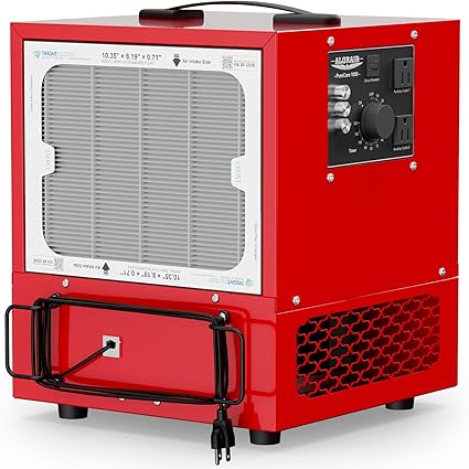 ALORAIR Portable Air Filtration System, 180° Air Intake (850/1050CFM) Tabletop Dust Collector for Woodworking with Strong Vortex Fan, Air Filter for Garage, Works Shop, Home, Purecare 1050