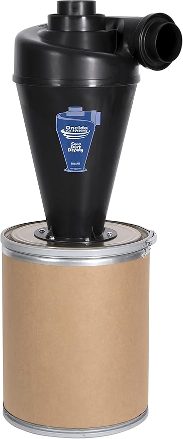 Oneida Air Systems Dust Collector & Cyclone Separator for 0.5-3HP Collectors, 4/5 Deluxe