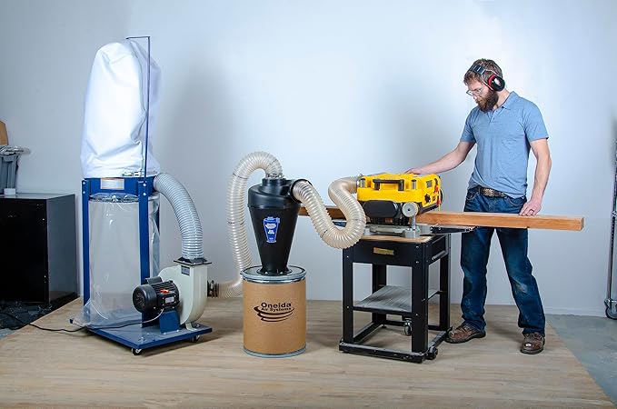 Oneida Air Systems Dust Collector & Cyclone Separator for 0.5-3HP Collectors, 4/5 Deluxe